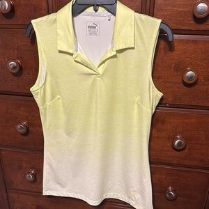 PUMA Women's Yellow ombré Tank Top
